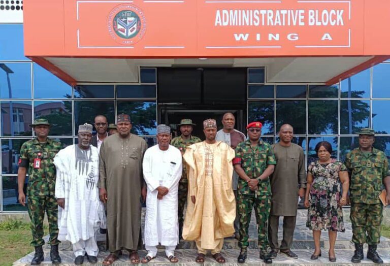 The Commandant Of The Nigerian Army Military School Basawa Paid A ...